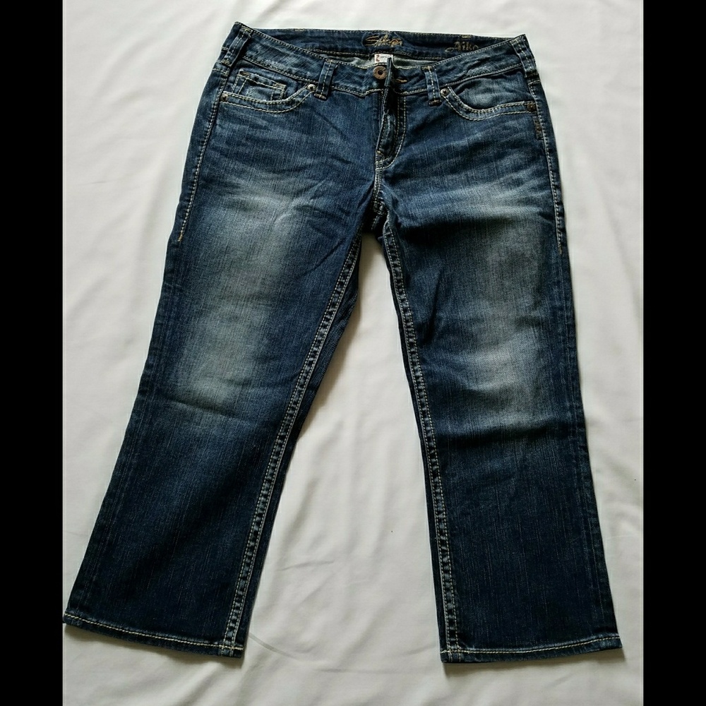 Silver Aiko Capris